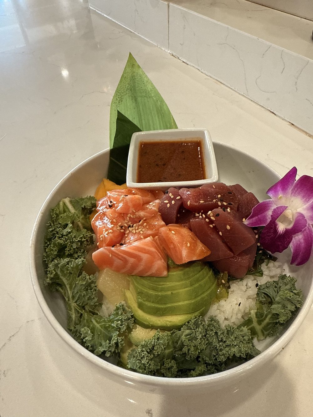 Poke bowl to go